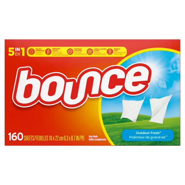 Bounce Outdoor Fresh Fabric Softener Dryer Sheets
